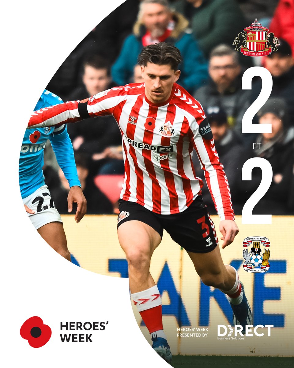 SunderlandAFC's tweet photo. It ends level. 

#SUNCOV https://t.co/wHoUoqHU7V