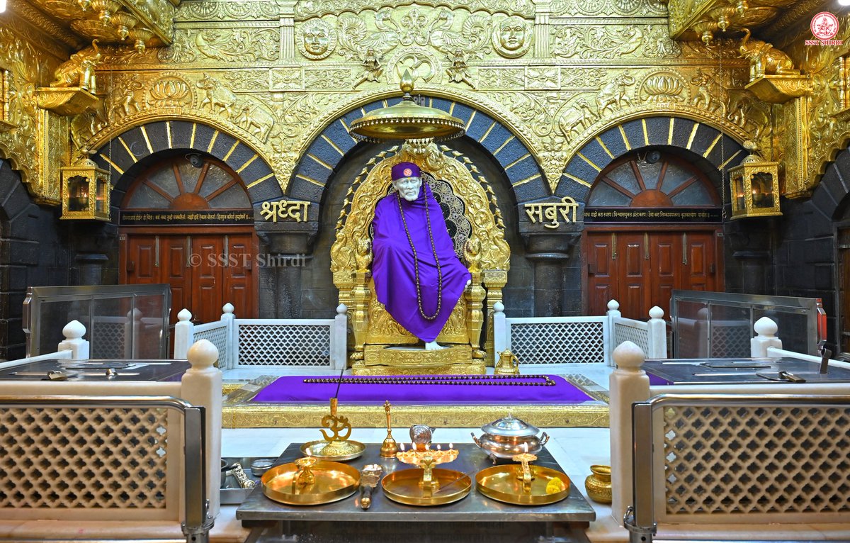 *!! ॐ साई राम !!*
*श्री साईबाबा संस्थान विश्वस्त व्यवस्था,शिर्डी*
*!! ॐ Sai Ram !!*
*Shri Saibaba Sansthan Trust, Shirdi*
≈≈≈≈≈≈≈≈≈≈≈≈≈≈≈≈≈ *आरती :-शेजारती* 
 *शनिवार ०९ नोव्हेंबर २०२४*   
*Aarti :-Shejarti* 
*Saturday 09 Nov 2024*