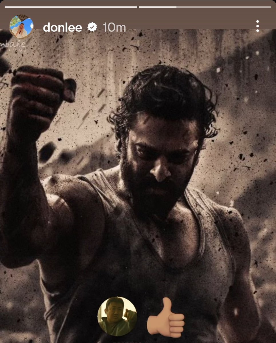 ManobalaV's tweet photo. #Spirit✴️

Donlee - #Prabhas🔥 https://t.co/PgA7iv8RdP