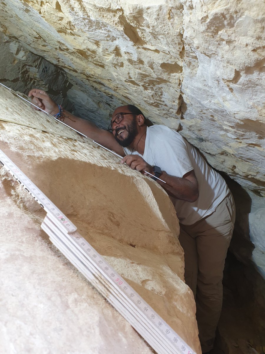 Didn't pop our heads above the earth for 5hrs today. A solid (and exhausting) days work in the tomb shaft and burial chamber