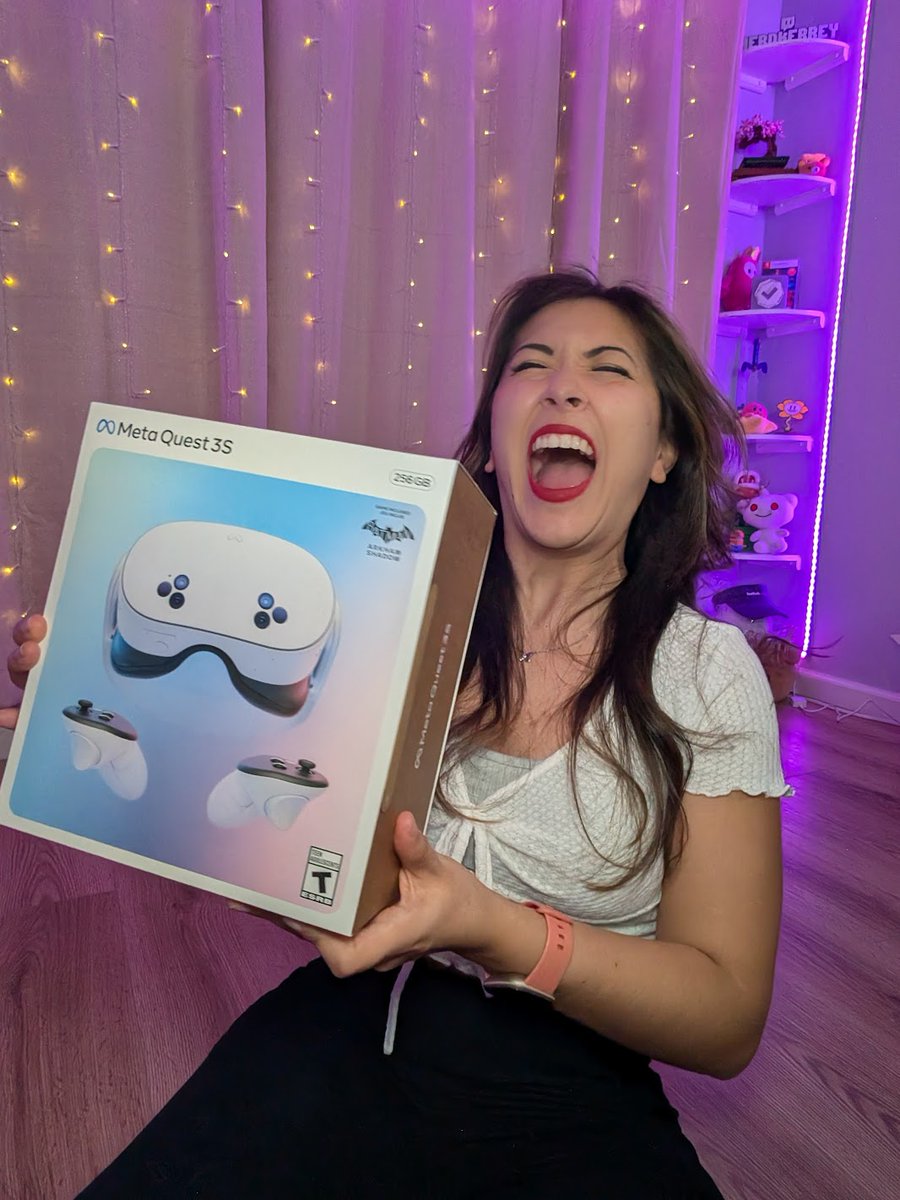 herokerrey's tweet photo. THIS IS THE COOLEST THING EVER!!!!!! ✨
Thank you SO much to @justdancegame and @MetaQuestVR for sending me a Meta Quest 3S to try out the new Just Dance VR game!!
I can't wait to play and show ya'll the game! 🎊
#JustDanceVR #QuestPartner #gifted https://t.co/RVLKT3rK7H