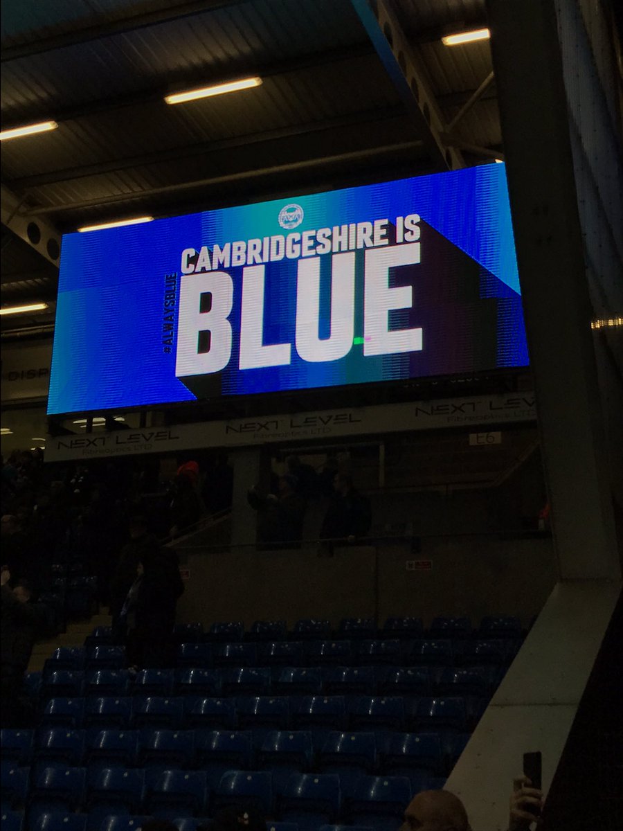 ‘It’s happened again
It’s happened again
Cambridge United, it’s happened again’