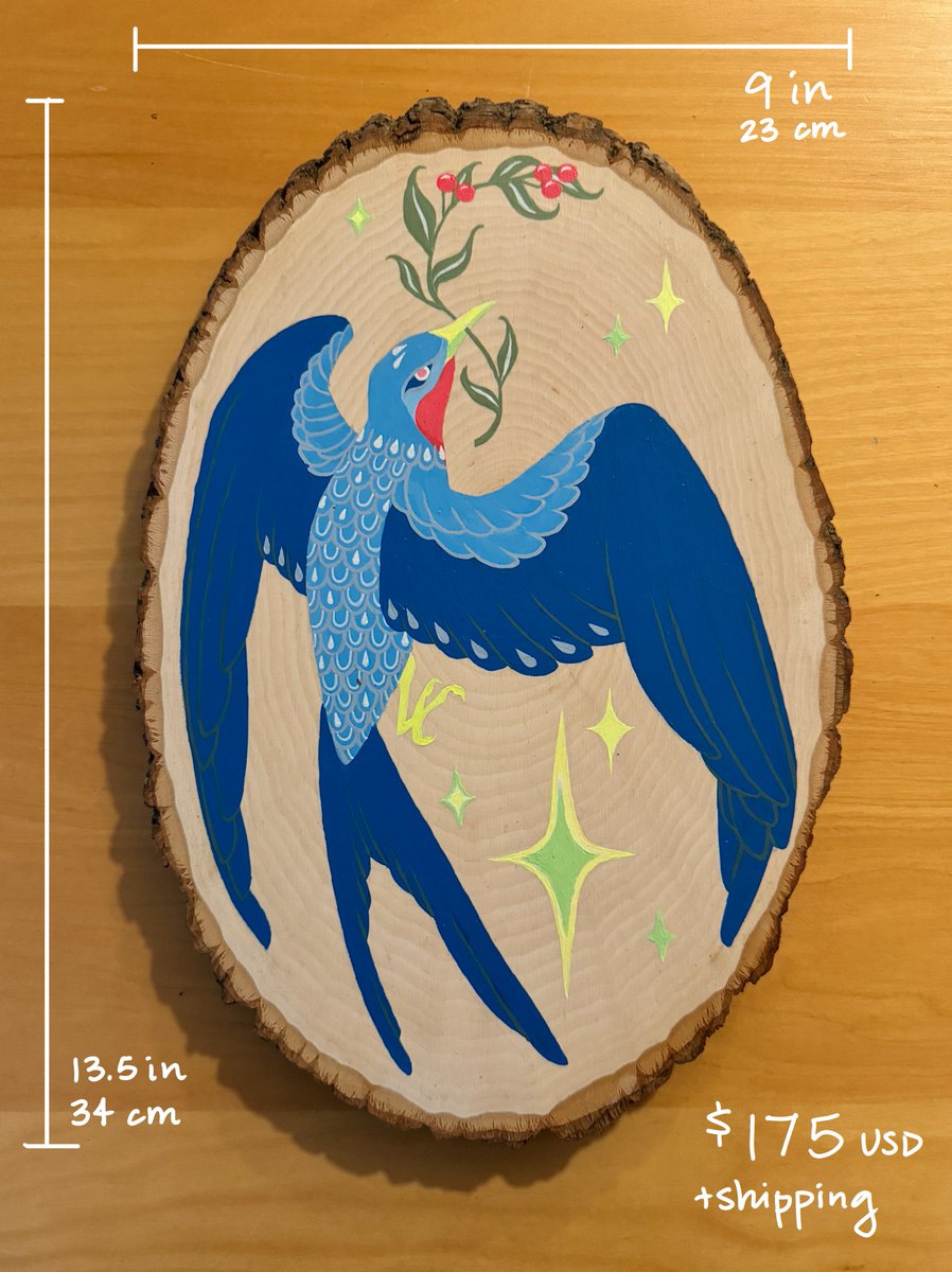 DelaneyJanuzzi's tweet image. I have a few original paintings leftover from Lightbox - please DM me if anyone is interested! :^)