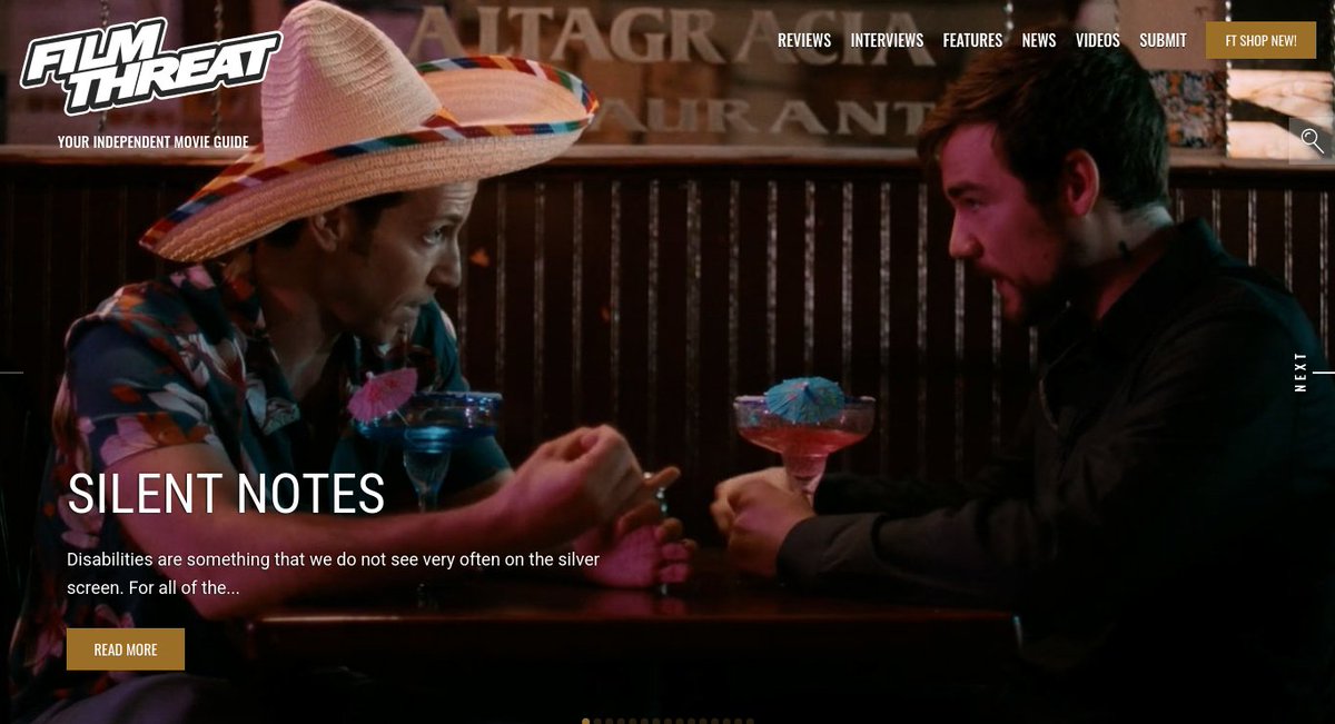 FilmThreat's tweet image. &quot;...gives us a look into multiple worlds in an entertaining way.&quot; Jason Delgado hears everything Silent Notes is saying.
filmthreat.com/reviews/silent… #SupportIndieFilm #SilentNotes #Drama