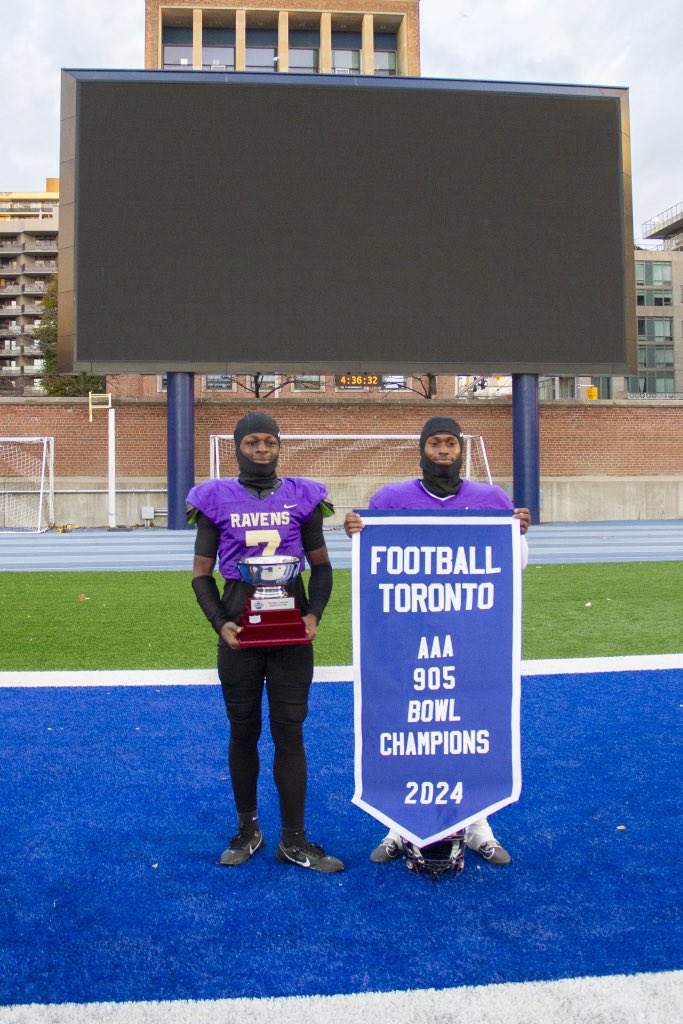 AyoKayode_7's tweet photo. After a dominant 40-7 victory against the Paul Dwyer Saints I am proud to be named a Tornoto Football AAA 905 Bowl Champion. #Jobsnotdone #rochfootball

@rochfootball @coachbusby22 @CoachZJohns @Coach_b981 @cappiello99 https://t.co/ZRVyGbJjsG