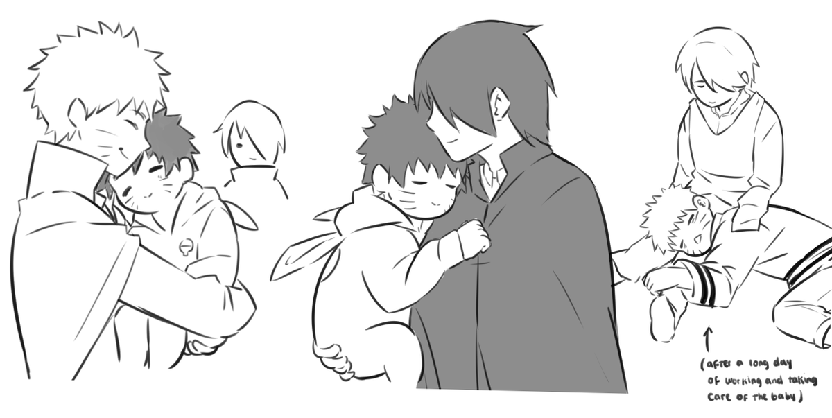 TheMidnightS0ng's tweet photo. so,, as i was saying,, im preparing a carrd w all the info for comms and stuff. meanwhile, menma's family doodles :D https://t.co/NM5UcT5aRl