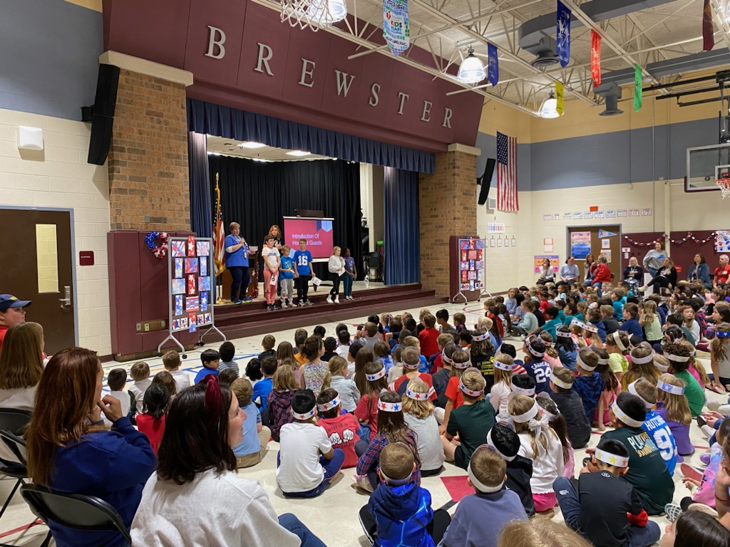 Our 2nd annual Vetetans Day assembly celebration! Brewster honored veteran guests who joined us in person and those who joined in our hearts.  
We celebrated through artwork, thank you cards, presentations, and songs.
#VeteransDay2024 #VeteransDay #ThankYouForYourService