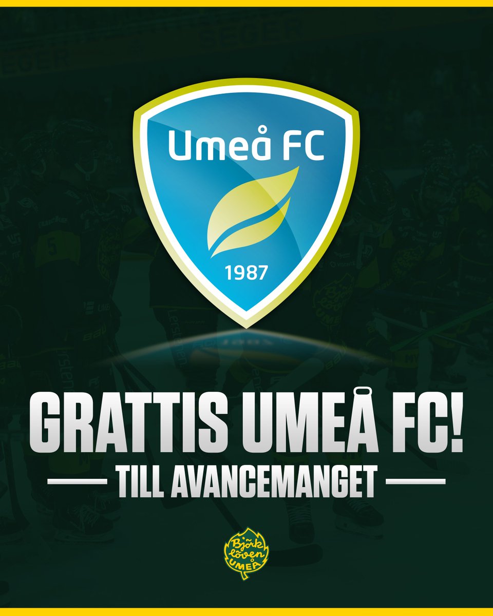 Bjorkloven's tweet image. Stort grattis UFC till avancemanget! 🎉 Nu väntar Superettan!