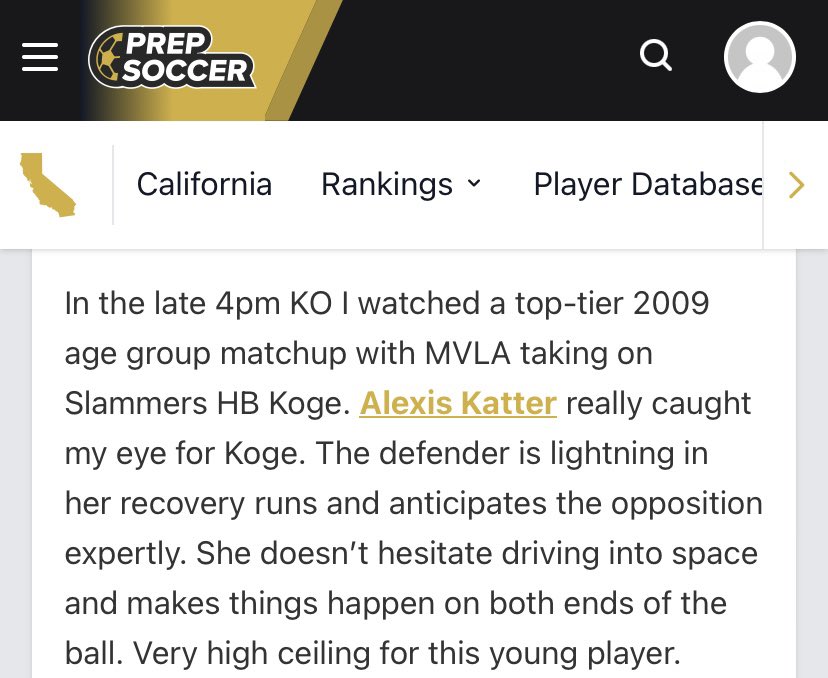 Alexis Katter 2027 (@alexis_katter) on Twitter photo Day ✌️
2 pm, field 2 vs KC Athletics
S/b another great one!
<a href="/sambbohon/">Samantha Bohon</a> <a href="/UKCoachFabiano/">Troy Fabiano</a> <a href="/CalWSoc/">Cal Women's Soccer</a> <a href="/MollyPoletto/">Molly Poletto</a> <a href="/CUCoachMorgan/">Dave Morgan</a> <a href="/MollyPoletto/">Molly Poletto</a> <a href="/A_Sundly/">Alec Sundly</a> <a href="/adamgodwin/">Adam Godwin 🐊⚽️</a> <a href="/HeadCoachWard/">Tim Ward</a> <a href="/Max_Rooke/">Max Rooke</a> <a href="/margaozasa/">margueritte aozasa</a> <a href="/CoachJaneUSC/">Jane Alukonis</a> <a href="/USC_WSoccer/">USC Women's Soccer</a> <a href="/UKWomensSoccer/">Kentucky Women's Soccer</a> Day ✌️
2 pm, field 2 vs KC Athletics
S/b another great one!
<a href="/sambbohon/">Samantha Bohon</a> <a href="/UKCoachFabiano/">Troy Fabiano</a> <a href="/CalWSoc/">Cal Women's Soccer</a> <a href="/MollyPoletto/">Molly Poletto</a> <a href="/CUCoachMorgan/">Dave Morgan</a> <a href="/MollyPoletto/">Molly Poletto</a> <a href="/A_Sundly/">Alec Sundly</a> <a href="/adamgodwin/">Adam Godwin 🐊⚽️</a> <a href="/HeadCoachWard/">Tim Ward</a> <a href="/Max_Rooke/">Max Rooke</a> <a href="/margaozasa/">margueritte aozasa</a> <a href="/CoachJaneUSC/">Jane Alukonis</a> <a href="/USC_WSoccer/">USC Women's Soccer</a> <a href="/UKWomensSoccer/">Kentucky Women's Soccer</a>