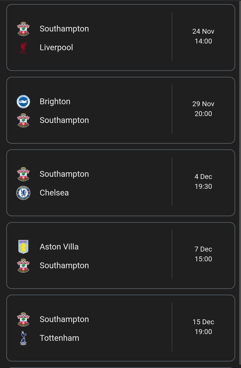 I get the Martin out stuff but who realistically comes in?  What manager wants to come in and face this first 5 games with this squad? #SaintsFC