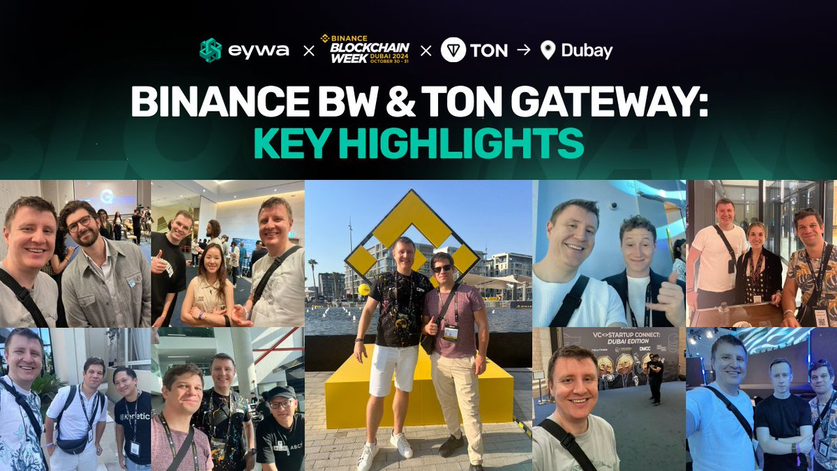 crosscurvefi's tweet photo. 🌎 #BinanceBlockchainWeek2024 & #TONGateway: How it was
Dubai was the place to be, with two major industry events that our team simply could not miss. Let’s dive into all the details. 👇