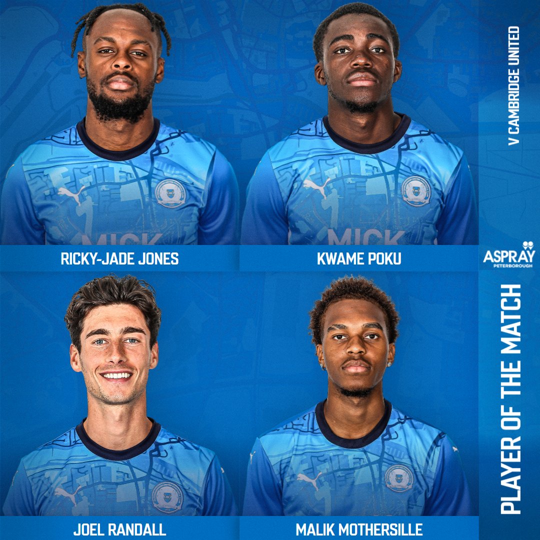 Peterborough United (@theposh) on Twitter photo ๐ Who is your Player of the Match against Cambridge United today? Vote below โฌ๏ธ
๐คฉ We had to pick four!
Player of the Match brought to you by <a href="/AspPeterborough/">Aspray Peterborough</a>.
#pufc ๐ Who is your Player of the Match against Cambridge United today? Vote below โฌ๏ธ
๐คฉ We had to pick four!
Player of the Match brought to you by <a href="/AspPeterborough/">Aspray Peterborough</a>.
#pufc