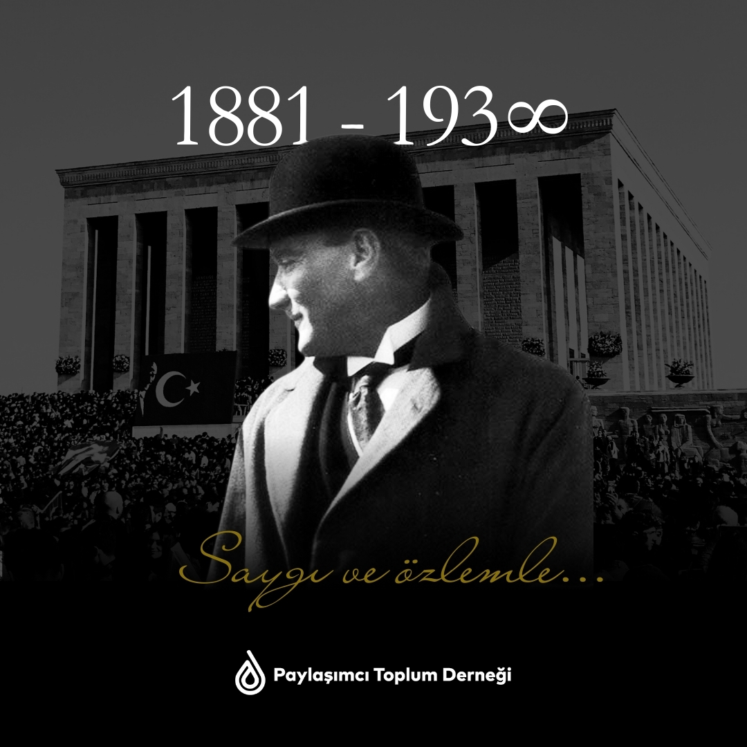 Cumhuriyetimizin kurucusu, Gazi Mustafa Kemal Atatürk’ü aramızdan ayrılışının 86. yıl dönümünde rahmet, minnet ve özlemle anıyor; aziz hatıraları önünde saygıyla eğiliyoruz.