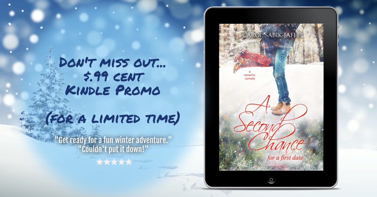 Carol Sabik-Jaffe (@carolsabikjaffe) on Twitter photo <a href="/JNeugin68963/">jennifer neugin</a> 🎉FREE> #KindleUnlimited🎉
#99cent #Kindle
“…hilarious laugh-out-loud moments.”⭐️⭐️⭐️⭐️⭐️
“Couldn’t put it down.”⭐️⭐️⭐️⭐️⭐️
“…get ready for a fun winter adventure.”⭐️⭐️⭐️⭐️⭐️
After an epic 24hr first date what’s next?
Mybook.to/ASECONDCHANCEF…
#RomCom #sweetromance #BookBoost <a href="/JNeugin68963/">jennifer neugin</a> 🎉FREE> #KindleUnlimited🎉
#99cent #Kindle
“…hilarious laugh-out-loud moments.”⭐️⭐️⭐️⭐️⭐️
“Couldn’t put it down.”⭐️⭐️⭐️⭐️⭐️
“…get ready for a fun winter adventure.”⭐️⭐️⭐️⭐️⭐️
After an epic 24hr first date what’s next?
Mybook.to/ASECONDCHANCEF…
#RomCom #sweetromance #BookBoost