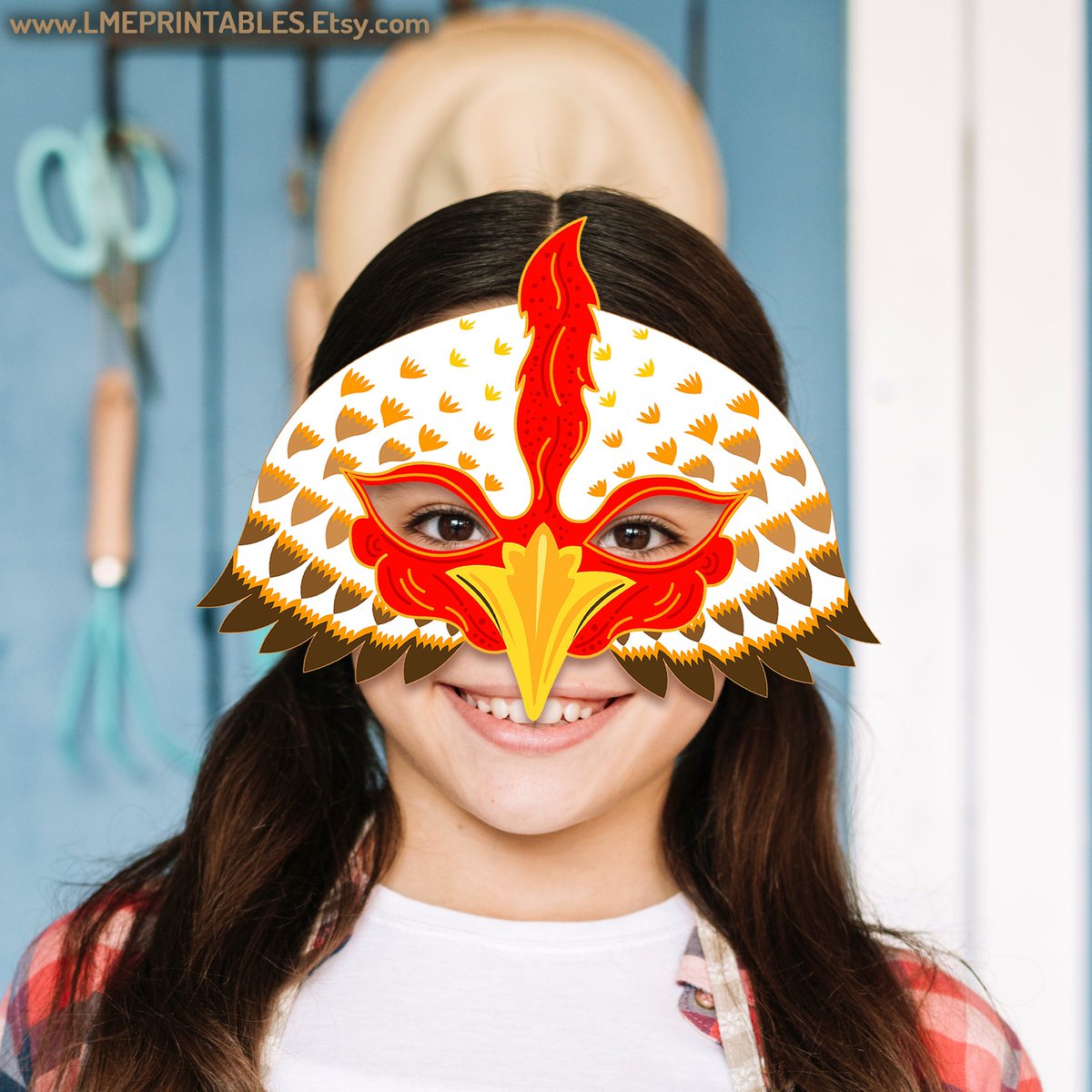 lmeprintables's tweet image. Chicken Mask Printable Halloween Costume Farm Animals Kid Adult Party Easter Bird Paper Thanksgiving Masks Turkey Hen Rooster Birthday Funny etsy.me/3YHjEEj via @Etsy #chickenmask #roostermask #thanksgivingday #thanksgivingparty #thanksgivingphotobooth #thanksgivingcrafts