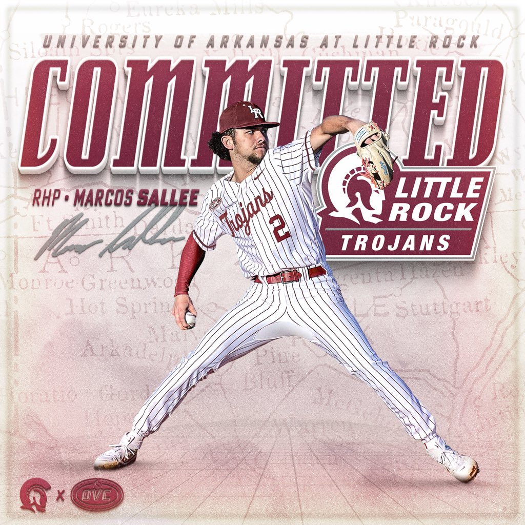 Marcos Sallee (@marcos_sallee) on Twitter photo First and foremost Iโd like to thank God, my parents, my teammates and coaches for helping me along my journey and helping me achieve my dream of playing division 1 baseball and furthering my education ,with that being said I will be committing to play at <a href="/LittleRockBSB/">Little Rock Trojan Baseball</a> Go First and foremost Iโd like to thank God, my parents, my teammates and coaches for helping me along my journey and helping me achieve my dream of playing division 1 baseball and furthering my education ,with that being said I will be committing to play at <a href="/LittleRockBSB/">Little Rock Trojan Baseball</a> Go
