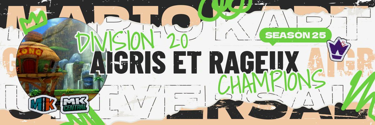 KnightsofWheels's tweet image. Notre bannière est enfin arrivée, merci beaucoup à @nehcaaz pour ce banger (comme à son habitude) et encore gg à tous pour cette saison de MKU !