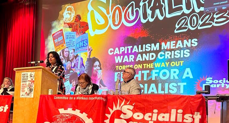 SocialistDevon's tweet photo. Socialist Party is live!

Link to livestream of rally happening at Socialism 2024 in London this evening 

https://t.co/DnIJdimVKY https://t.co/BEv2Rkofom
