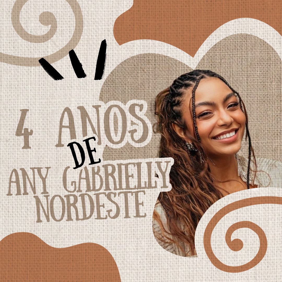 AnyGabriellyNE's tweet photo. Há quatro anos, surgia o Any Gabrielly Nordeste, marcando o início de uma trajetória de conquistas, parceria e amizade.

Agradecemos por estarem ao nosso lado em cada passo dessa caminhada. É uma verdadeira dádiva tê-los ao nosso lado. 🤎 https://t.co/aeWxxaegF9