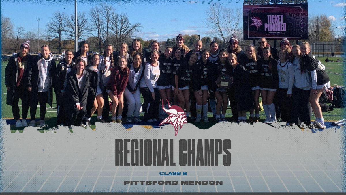 Pittsford Mendon wins Class B Regionals! They are headed to states! Congratulations! @mendonfh
