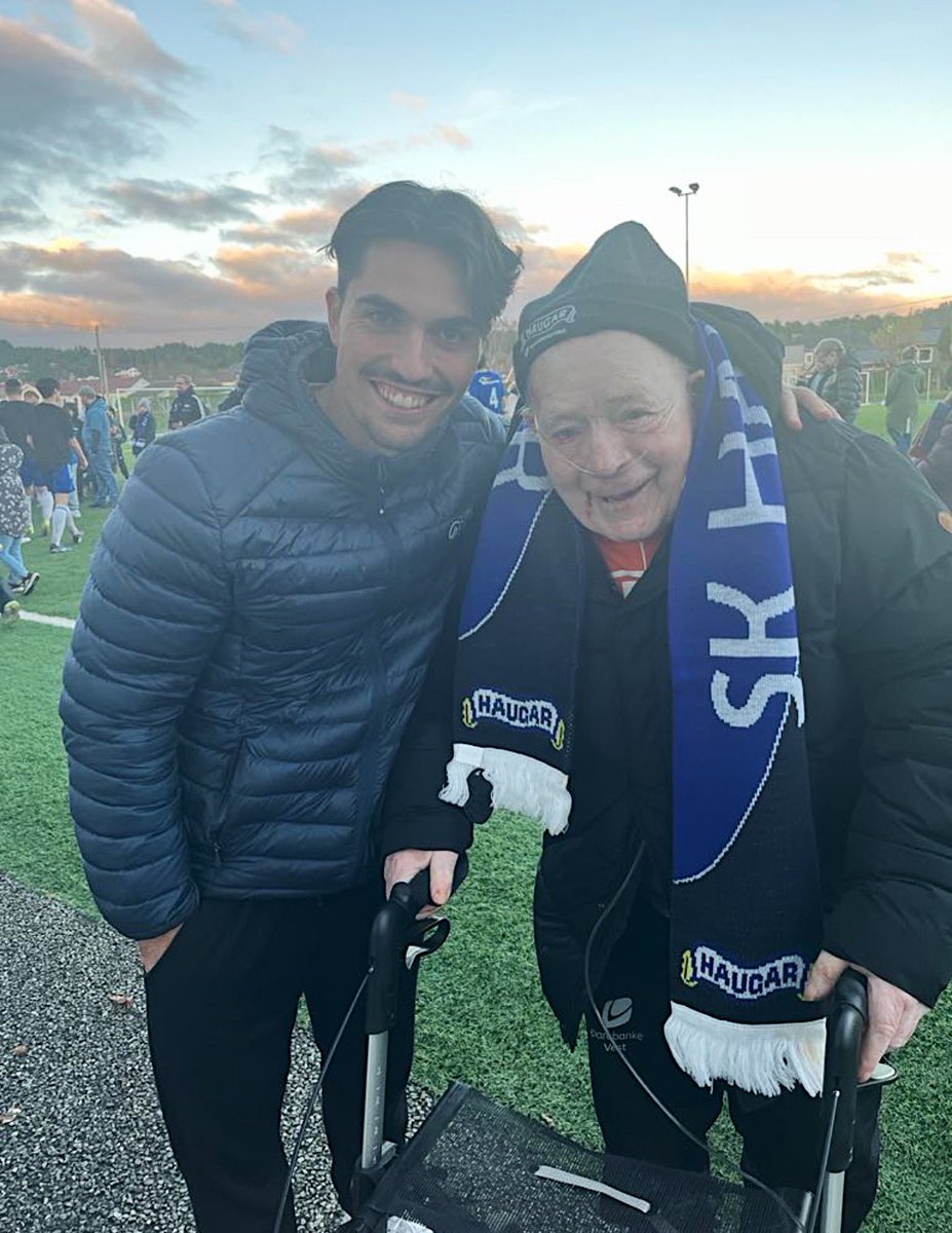 Gøy på kamp i dag med Regy🥰 Gratulere Haugar med opprykk😃