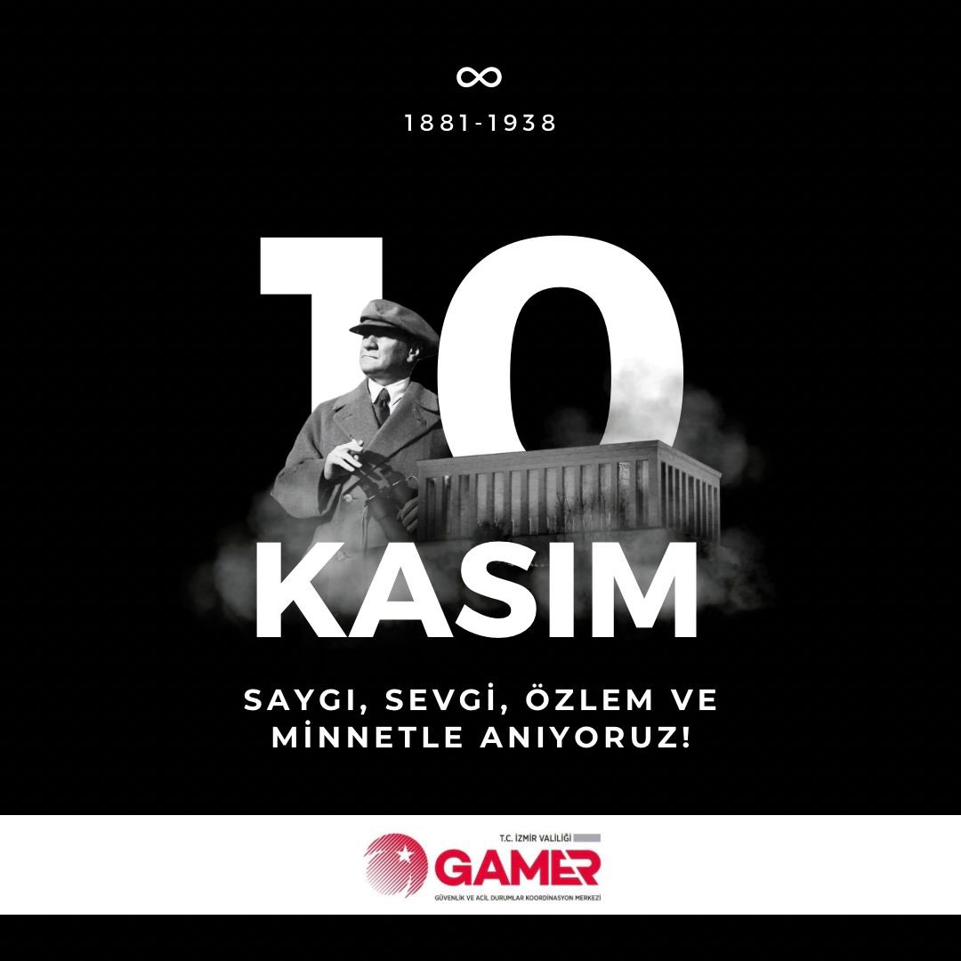 Izmir35Gamer's tweet photo. "Benim naçiz vücudum bir gün elbet toprak olacaktır. Fakat Türkiye Cumhuriyeti ilelebet payidar kalacaktır."
Gazi Mustafa Kemal Atatürk

♾♾♾♾♾♾♾♾♾

Ebediyete intikalinin 86. yıl dönümünde, 
Ulu Önderimiz Gazi Mustafa Kemal Atatürk’ü sonsuz özlem ve saygıyla anıyoruz. https://t.co/EfYfETbo5W