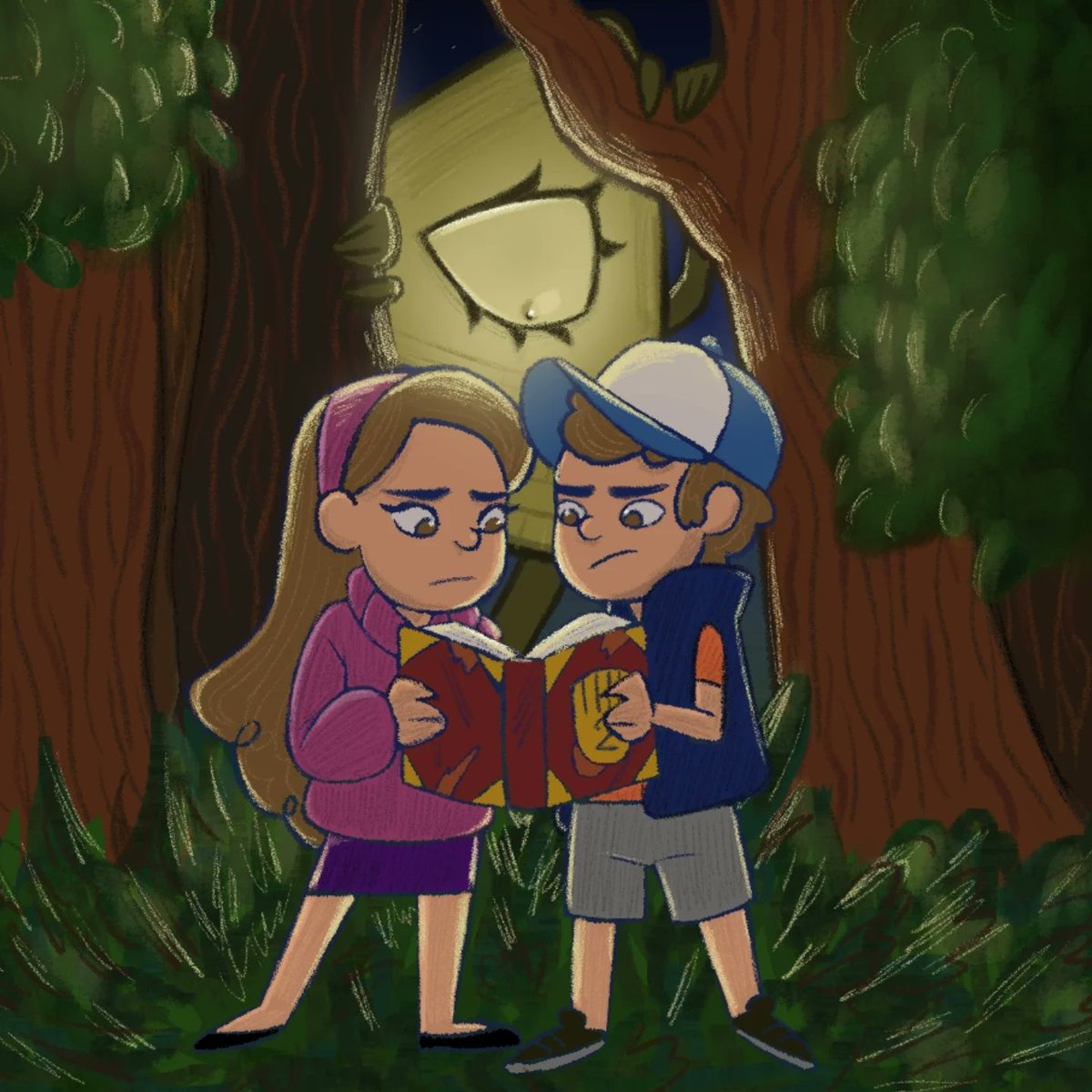 MimiPlein's tweet photo. Hello ! 
Here my first post : a gravity falls drawing !
Please be kind and respectful 🫶
#GravityFalls #art #pines #mabelpines #dipperpines https://t.co/Q4mzOVD3p6