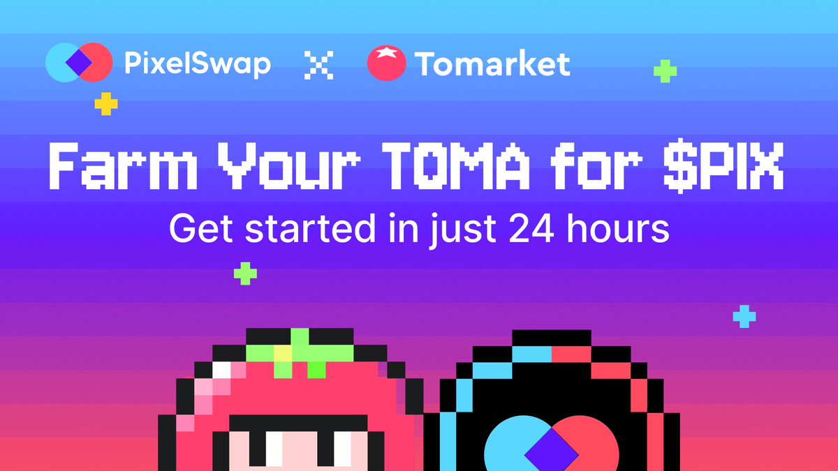 SmCrypto_bro's tweet image. #PixelSwap just coming in #Tomarket &apos;s launch pool. Do you think $TOMA cook for community?
