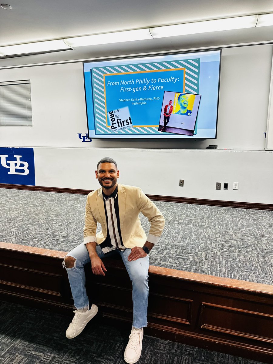 DrStephenSR's tweet image. Thank you to the University at Buffalo for inviting me to be your keynote speaker for National First-generation Student Celebration Week! Regardless of the attacks on educational equity, I will continue to advocate for first-gen &amp;amp; other  underrepresented students. #ProudFirstgen