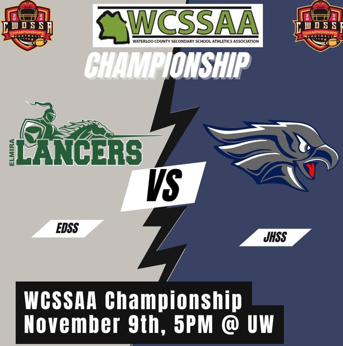 Championship game today at 5pm! University of Waterloo
