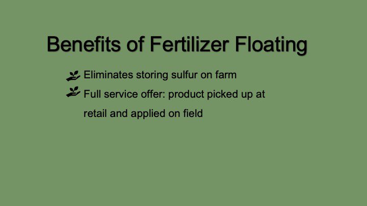 Floating applications are underway! Are you looking to take some pressure off what you’re putting down through the seeder in the spring? Find out more from our Crop Max team