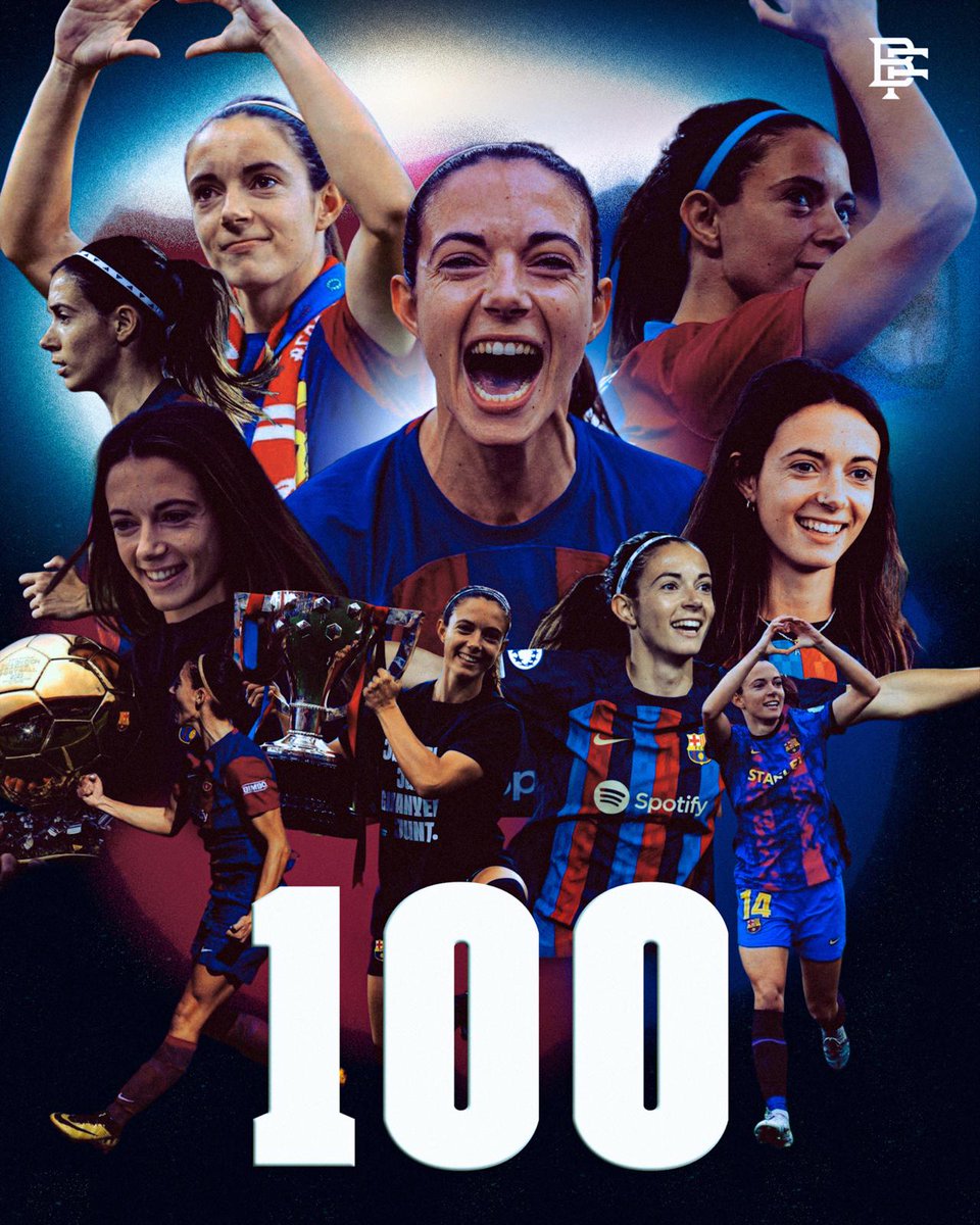 🚨 OFFICIAL | Aitana Bonmatí has reached 100 goals with FC Barcelona.