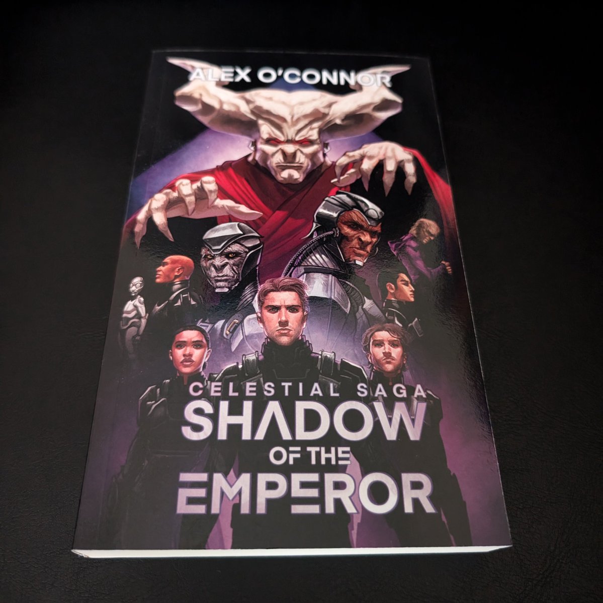AOConnorAuthor's tweet image. Day 9's prompt for #SciFiMonth2024 is "Black Hole"

For today, I want to share my own book, Celestial Saga: Shadow of the Emperor. Here we learn the origins of the alien species called the Muerte come from within a black hole.

Cover art by @uzuriartonline