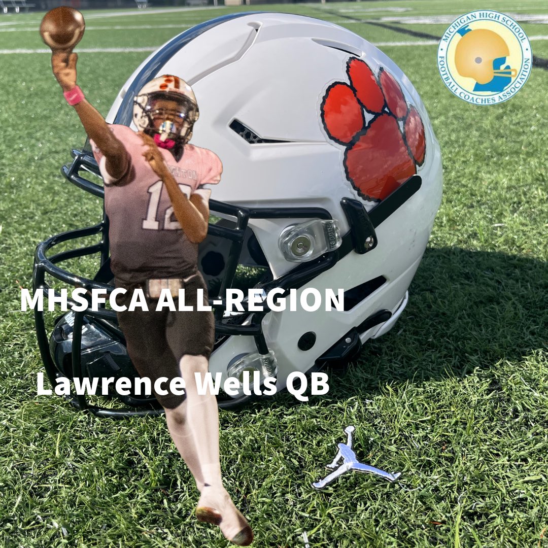 Congratulations <a href="/LawrenceWellsl1/">Lawrence Wells ll</a> on earning MHSFCA All-Region Honors!
