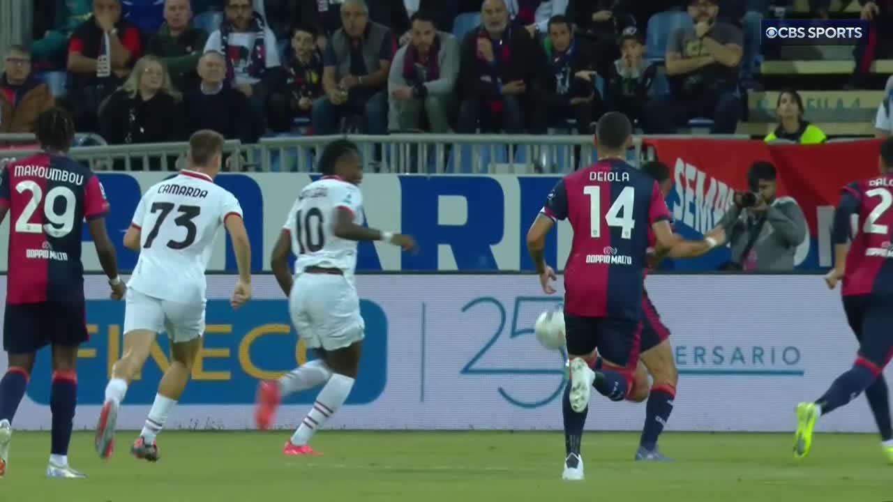 RAFAEL LEAO'S 50TH SERIE A GOAL 💥What a ball from Youssouf Fofana 👀