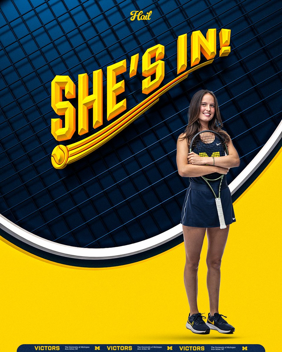UMichWTennis's tweet photo. And LJ makes three!

Congrats to Lily Jones, who is headed to the NCAA Singles Championship after a 7-6 (3), 7-5 win over Oklahoma's No. 56-ranked Alina Shcherbinina

#GoBlue #ITASectionals https://t.co/3u6ksg4GyD