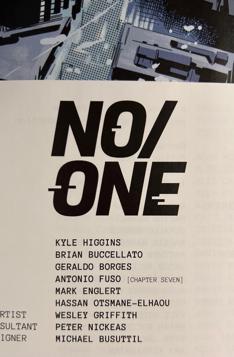 geraldohsborges's tweet image. Para los amigos de Chile que estarán en @FICSantiago : ya tengo disponible el TPB de No/One, con la serie completa, 320 pgs. Para los que compran ahora para retirar en la FIC, llevarán también un print firmado exclusivo para esta preventa. Copias limitadas!
