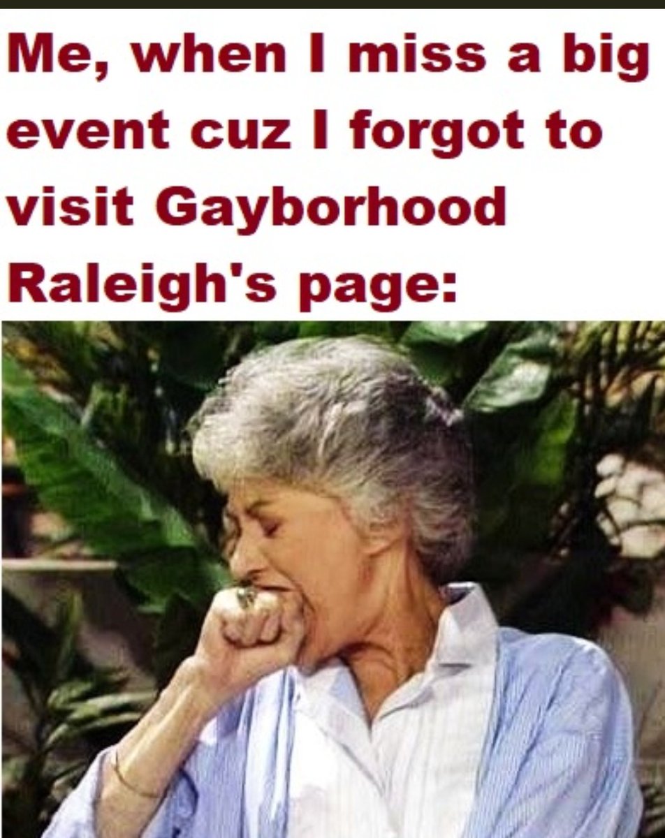Don't let this happen to you!  So much you're missing out on!   facebook.com/gayraleighdist…