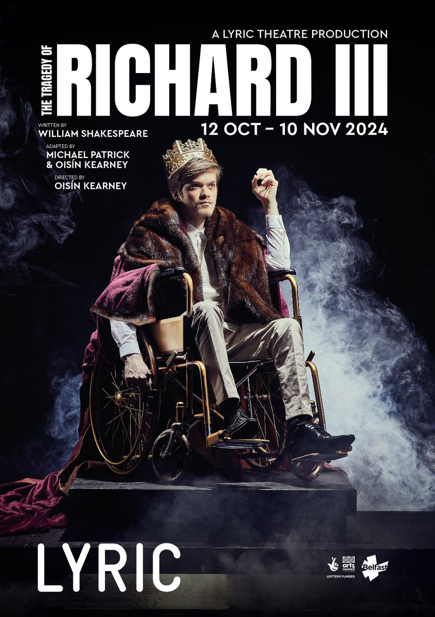 Captivating afternoon <a href="/LyricBelfast/">Lyric Theatre Belfast</a> watching 'The Tragedy of Richard III.' Zak Ford-Williams and the cast delivered one of the most captivating performances I’ve seen in years. Very interesting stage design. #Shakespeare #disability and #inclusion