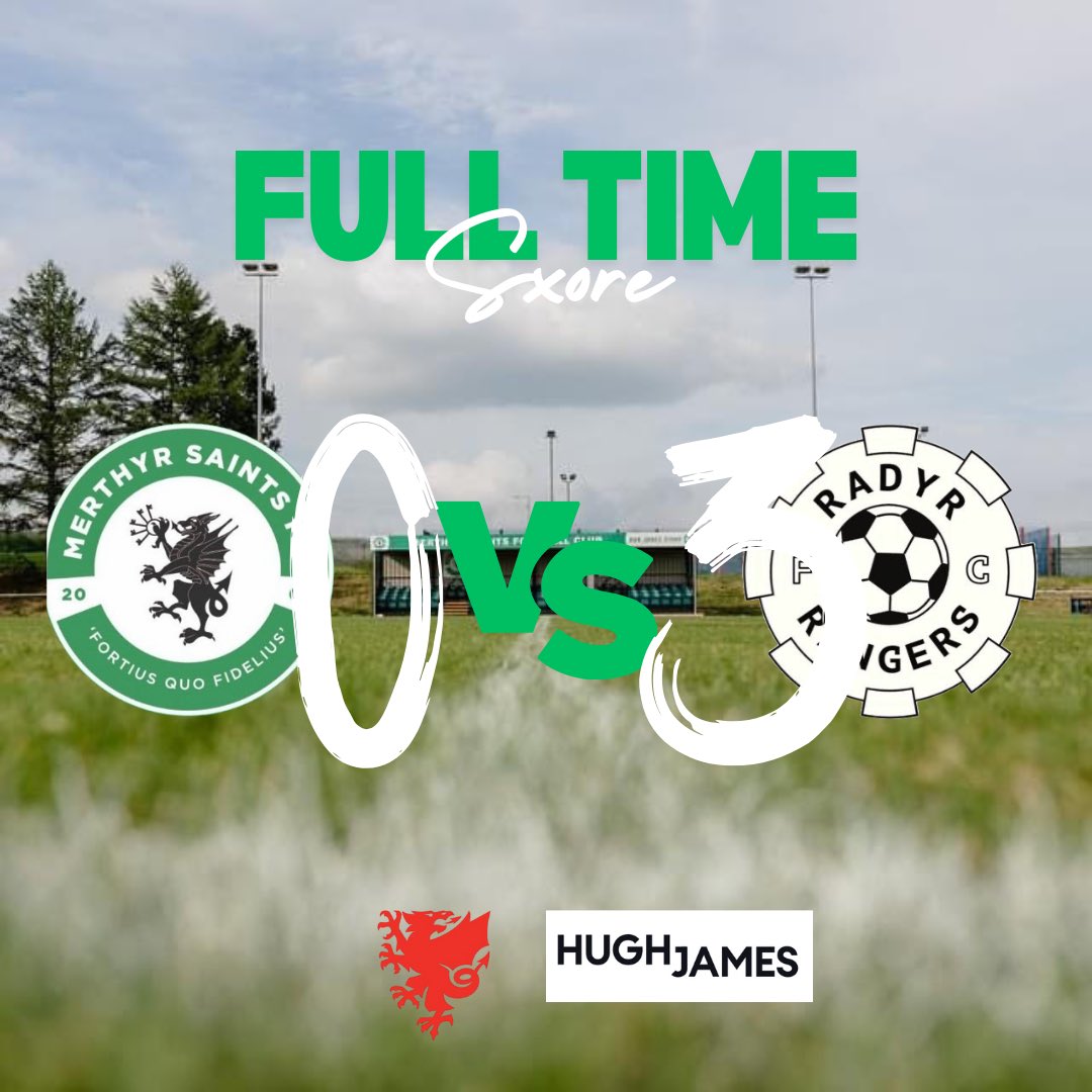 Defeat on the road as we bow out of the Hugh James cup at the third round stage. Good luck <a href="/RadyrRangersFC/">Radyr Rangers FC</a>