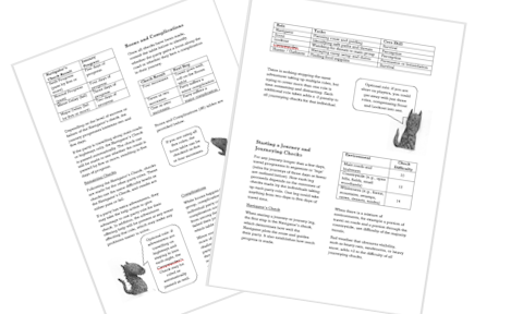 baddrawndungeon's tweet image. Hi Component Cast! Happy weekend!

I have made some #DnD and #d20 things that are over on DTRPG; pay what you want for eight unique lesser elementals or some streamlined travel rules for just £1!

drivethrurpg.com/en/publisher/2…