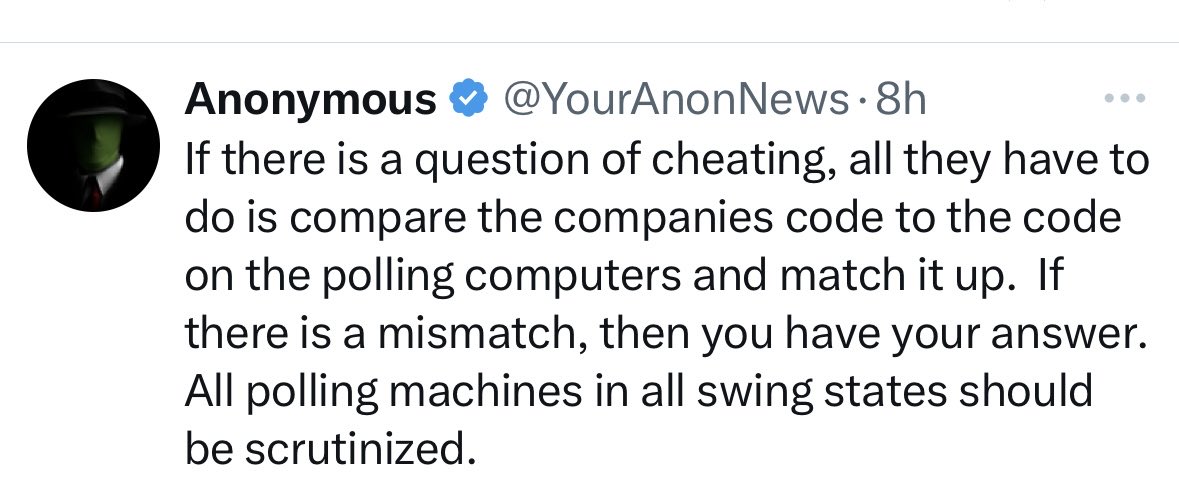 If you’ve followed me for awhile, then you know that I’m no conspiracy theorist.

That said, there are SO many inconsistencies in the results of this election that it MUST be examined thoroughly. There are issues &amp; contradictions that make no sense at all— and we deserve answers.