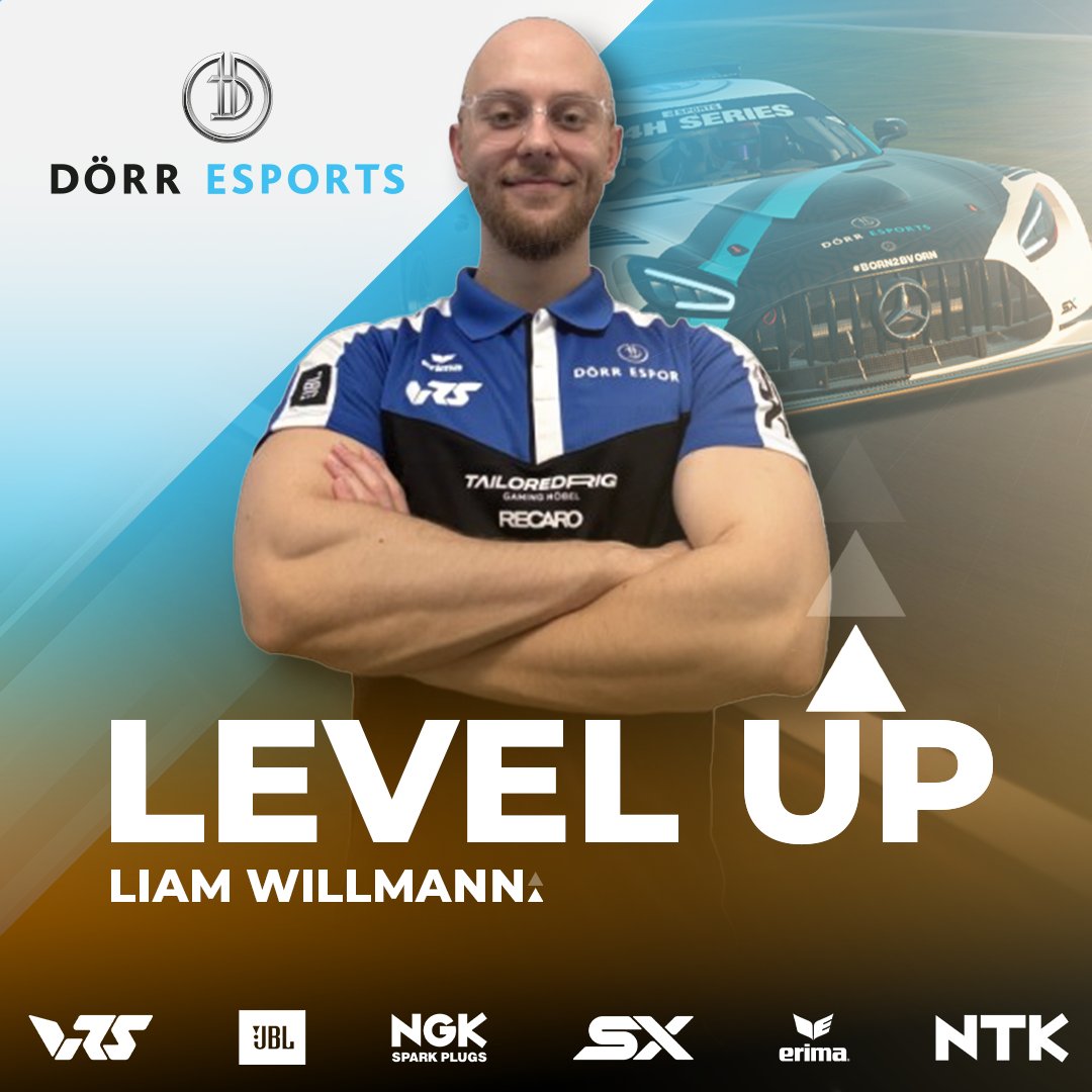 Dörr Esports (@doerresports) on Twitter photo We are overjoyed to announce that <a href="/liamwillmann93/">Liam Willmann</a> has levelled up to Dörr Pro driver!! 😍
Awesome Liam, well done! ❤️
#BORN2bVORN We are overjoyed to announce that <a href="/liamwillmann93/">Liam Willmann</a> has levelled up to Dörr Pro driver!! 😍
Awesome Liam, well done! ❤️
#BORN2bVORN