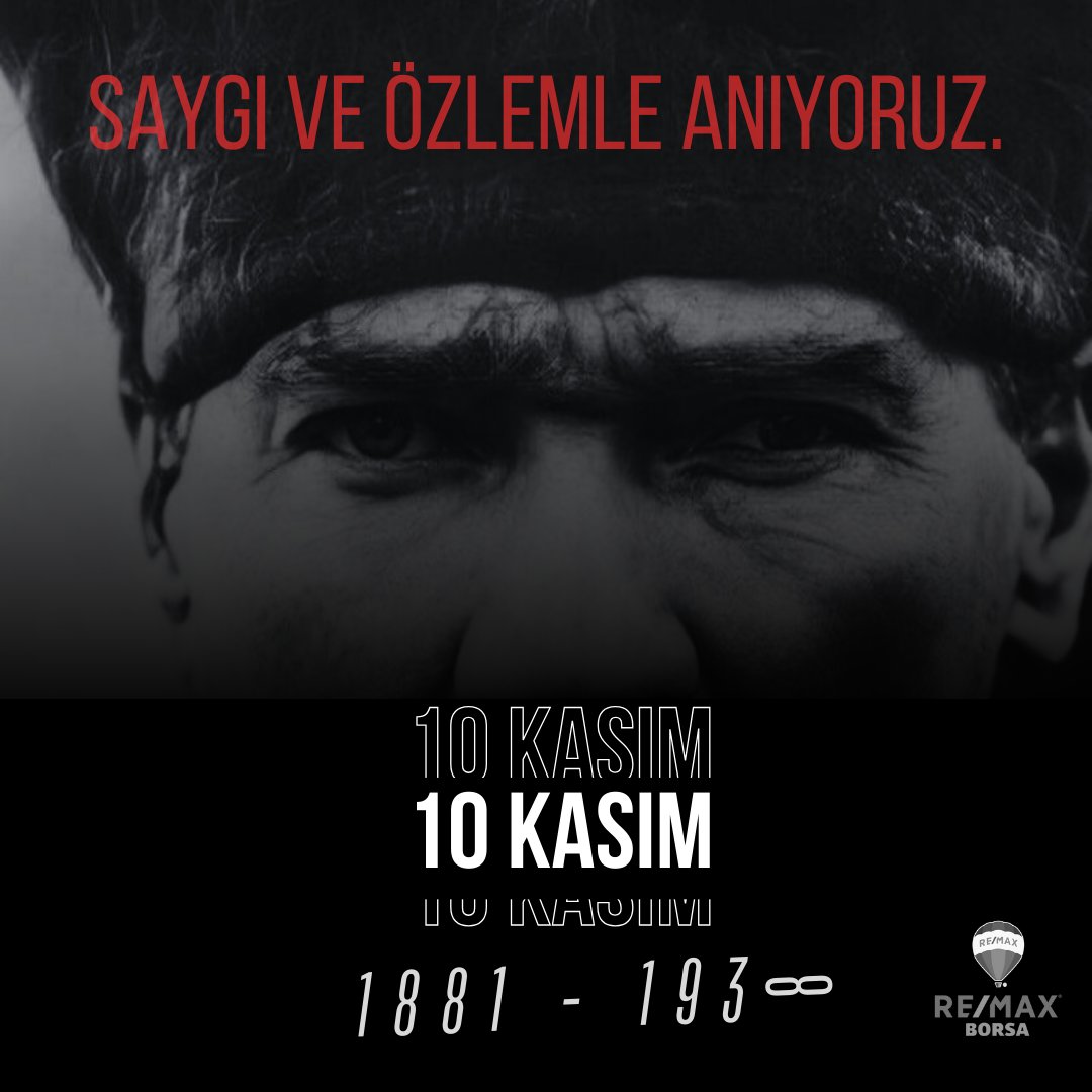 Cumhuriyetimizin kurucusu Gazi Mustafa Kemal Atatürk'ü, aramızdan ayrılışının 86. yılında saygı, sevgi ve minnetle anıyoruz. Bize miras bıraktığı değerleri, ilke ve inkılaplarıyla yaşatmaya ve aydınlık yarınlara taşımaya kararlıyız.