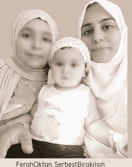 Biri 17 aylık, diğeri 9 yaşında iki çocuğu olan Ferah Oktan 3 aydır cezaevinde! 

Hamile kadınların ve bebekli annelerin tutuklanamayacağına dair yasa bu insanlar için işletilmiyorsa kimin için işletiliyor?

FerahOktanı ÇocuklarıBekliyor