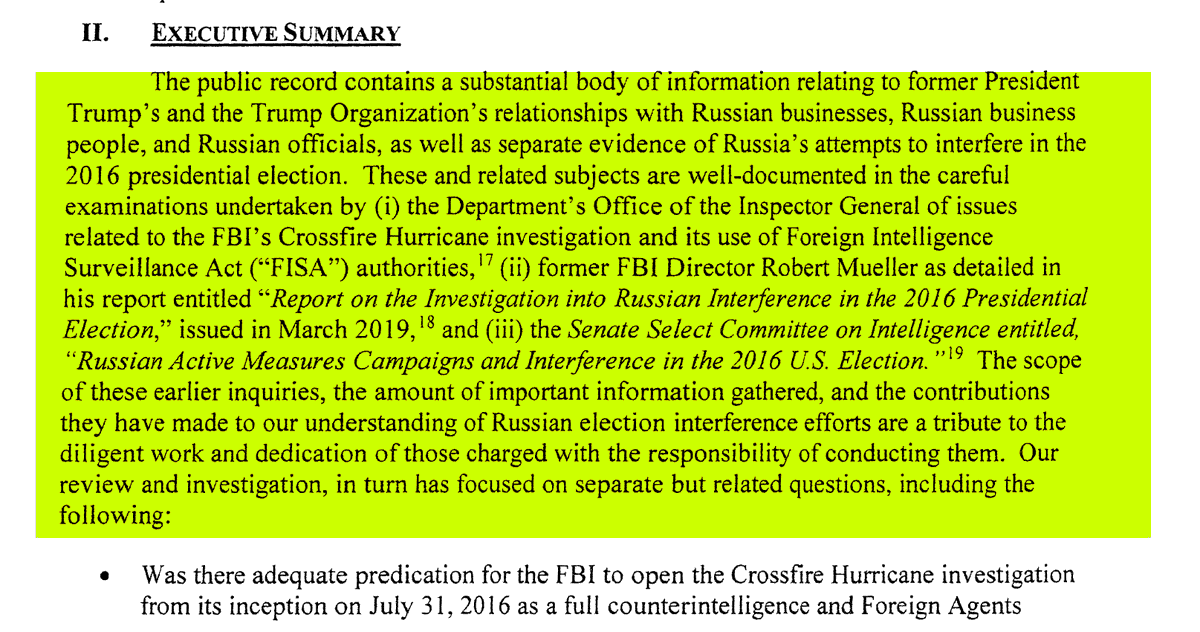 southerntails1's tweet photo. @KMEmonda @stuartpstevens @DavidSacks @DonaldTrump #Bullshit
Republican led Senate Intel Committee and your failed hero John Durham both agree that #TrumpRussiaIsReal https://t.co/edWrwq039I