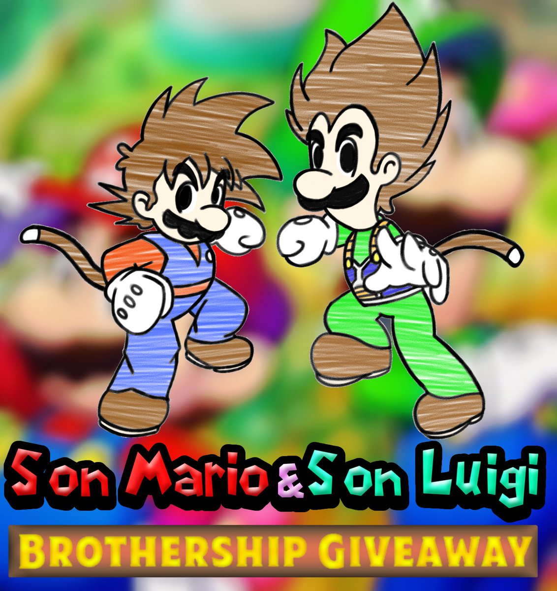 SSJ64Mario's tweet photo. "We-a plumbers have no limits!"
"And we're-a powering up together to bring you this giveaway!!"
It's time for the #MarioAndLuigiBrothership giveaway!! One lucky user will win a digital copy of the game! Just comment down below your from #MarioLuigi game to enter! https://t.co/QuX6YDmOBY