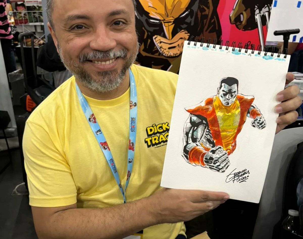 geraldohsborges's tweet image. Para los amigos de Chile que estarán en
@FICSantiago : tengo cupos para hacer comisiones (headshots tamaño A5 y torso tamaño A4).
Si está interesado, me puede contactar por acá o por geraldoborgescomics@gmail.com