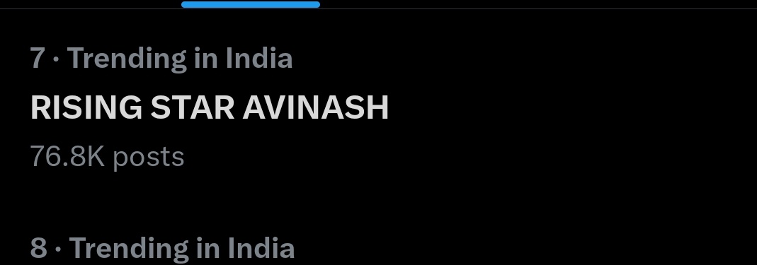 Trending on Number 7 now!! Amazing energy today!

RISING STAR AVINASH 
#AvinashMishra