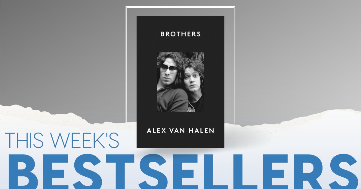 HarperCollinsCa's tweet photo. A love letter to his late younger brother Edward Van Halen, drummer Alex Van Halen shares his personal story of family, friendship, music and brotherly love in his bestselling memoir #Brothers. https://t.co/Rsr7COwmxN